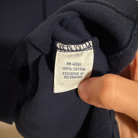 Polo Ralph Lauren Estate Rib navy blue 1/4 zip pullover - collegiate classic XL - Picture 7 of 7